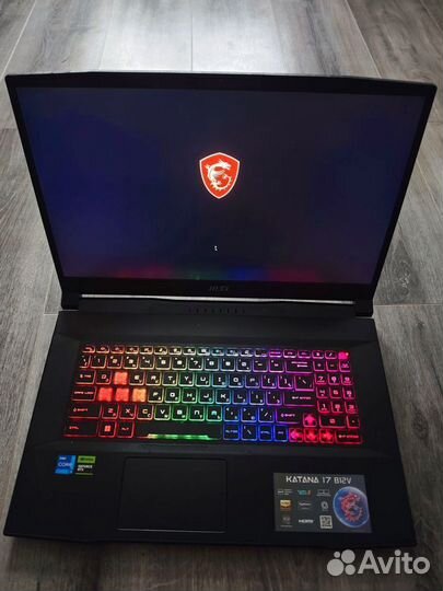 Ноутбук msi katana 17 rtx 4060
