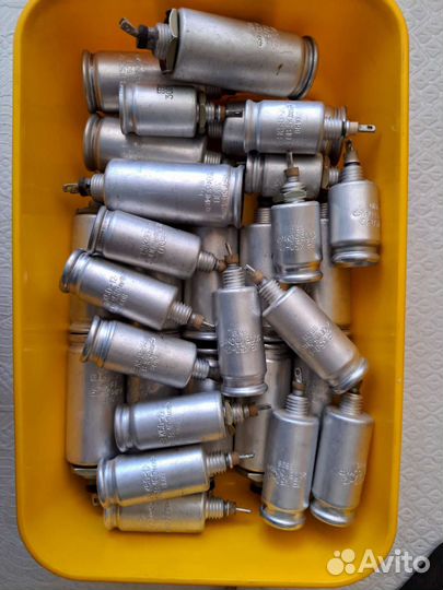 Конденсаторы электролитические алюминиевые СССР