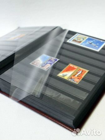 Альбом(кляссер) для марок premium S64, A4, 64стр