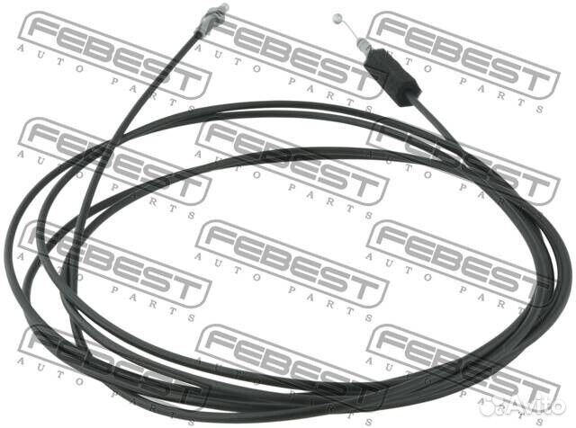 Тросик привода замка открывания багажника febest 0