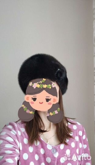 Новый мягкий норковый берет