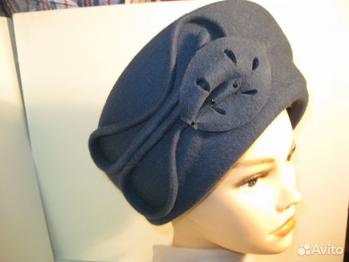 Шапка женская чешский велюр