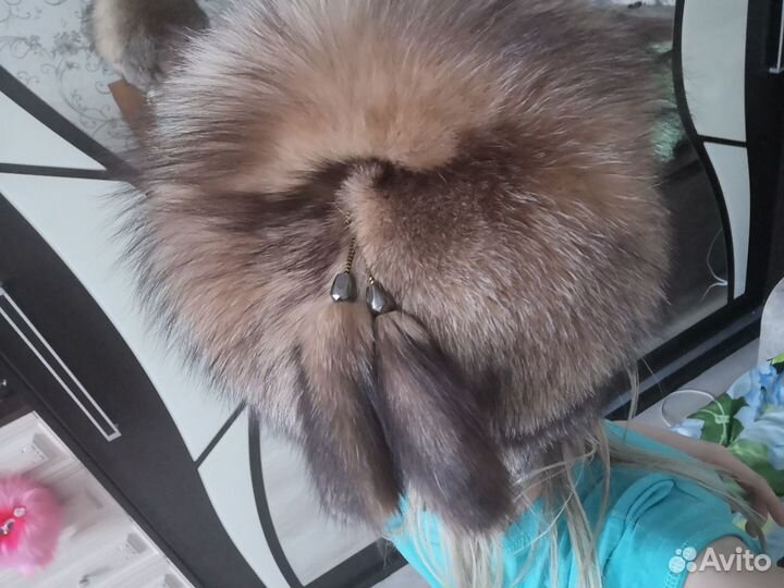 Шапка лиса, новая