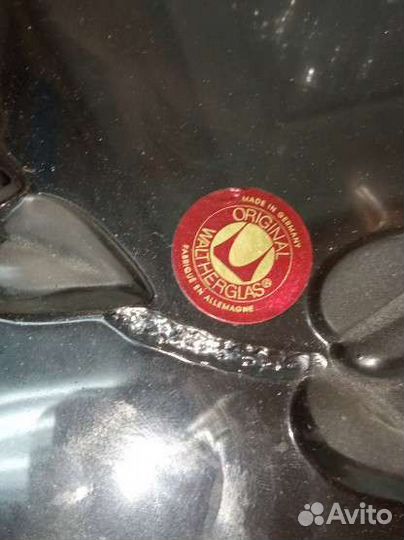 Блюдо для торта walther glass Германия