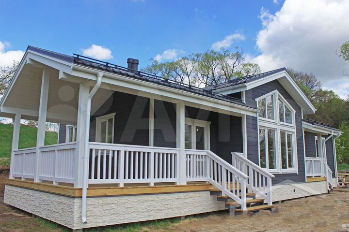 Дом 130 м² на участке 5 сот.