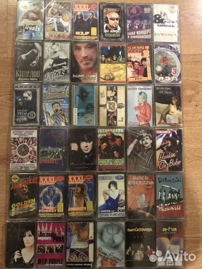 Аудиокассеты новые запечатанные