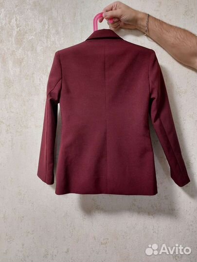 Пиджак бордовый для мальчика