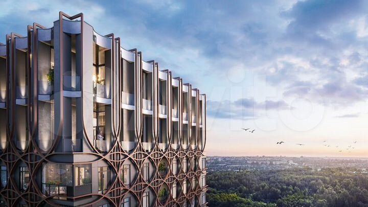 1-к. квартира, 44 м², 8/15 эт.