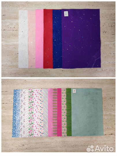 Фетр для рукоделия 1мм размер 20*30 Китай