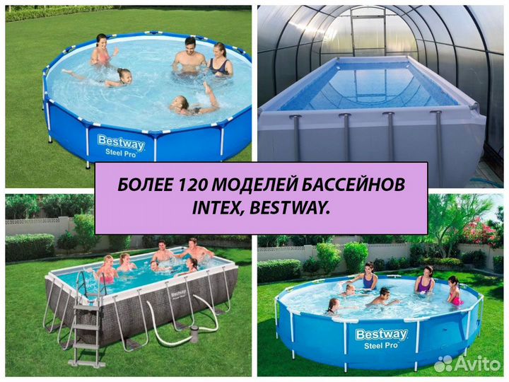 Бассейн каркасный Интекс