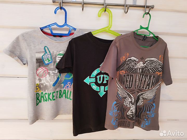 Вещи брендовые пакетом на мальчика р 116 122