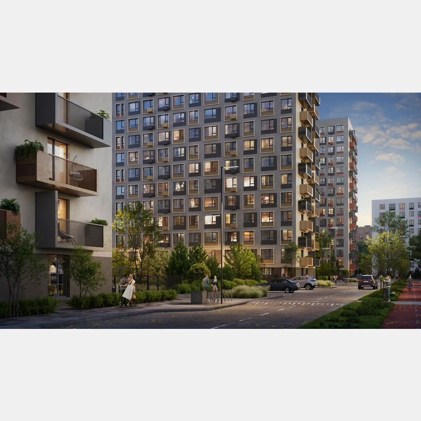 Квартира-студия, 28,7 м², 3/15 эт.