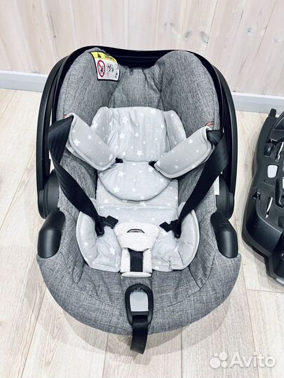 Автолюлька stokke izi go modular + аксессуары