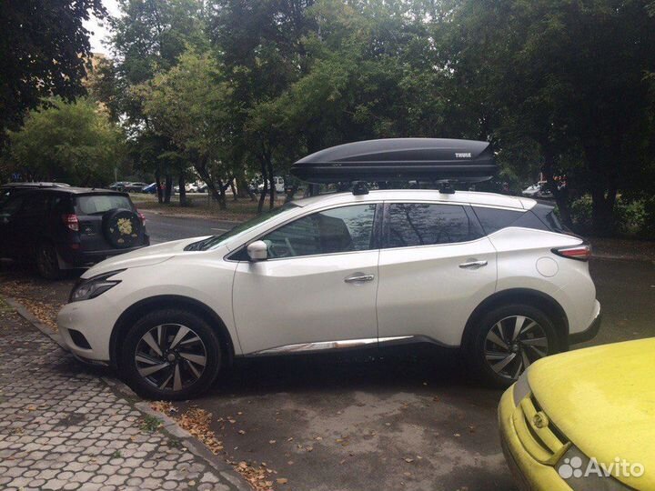 Автобокс багажник на крышу Nissan Murano