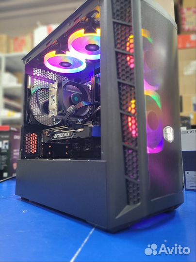 Игровой компьютер i3 10100f/16/256+2TB/GTX1660 6GB