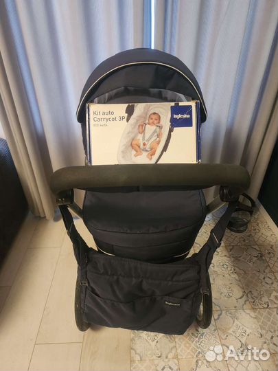 Коляска люлька inglesina Sofia + набор для авто