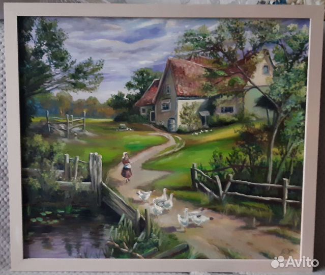 Пастушка с гусями