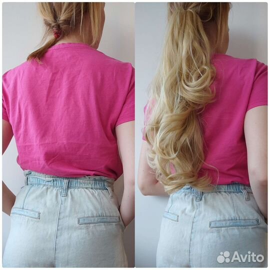 Хвост шиньон на крабе (новый)