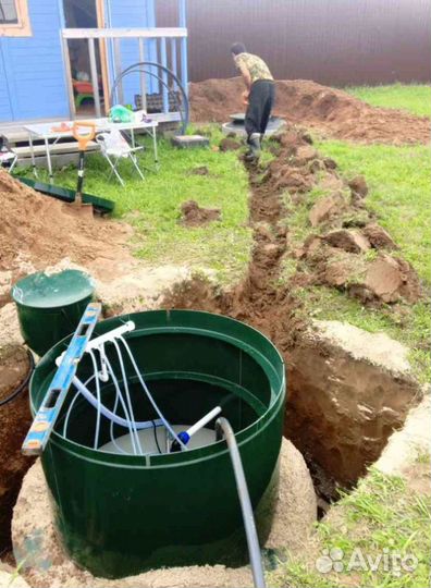 Септик под ключ без откачки