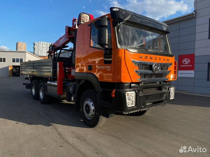 IVECO-Hongyan CQ3346HV35D с КМУ, 2023