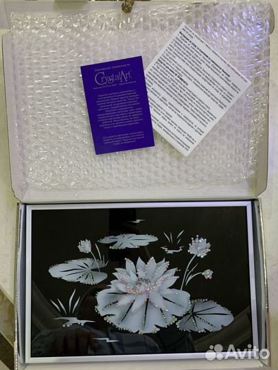 Картина с кристаллами Swarovski