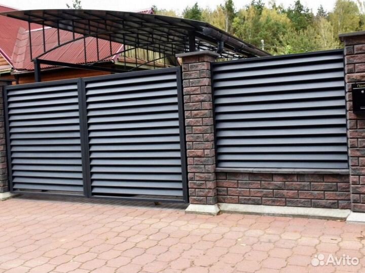 Забор жалюзи