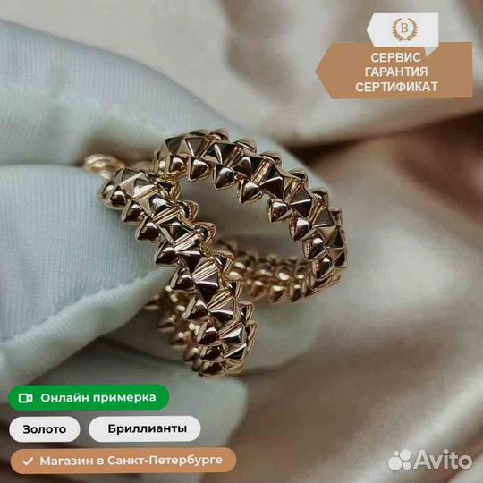 Серьги Clash De Cartier из розового золота