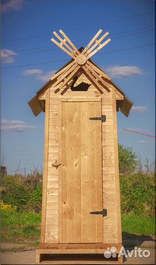 Дачный туалет деревянный JWL464