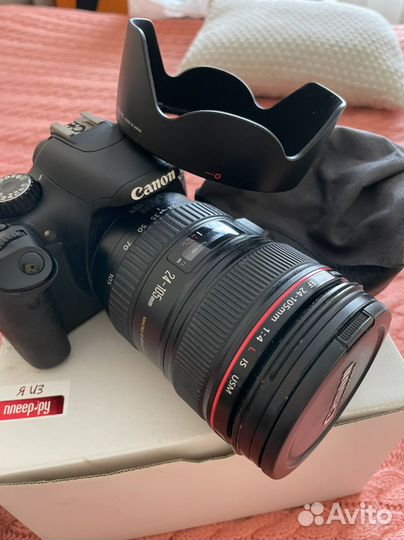 Объектив canon zoom lens EF 24-105mm 1 4 L IS USM