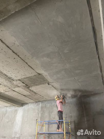 Шлифовка бетона камня мазайка