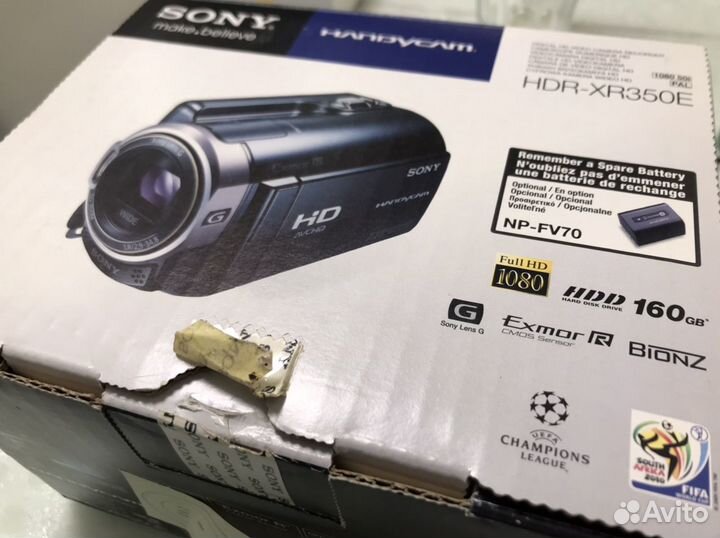 Видеокамера Sony hdr350e