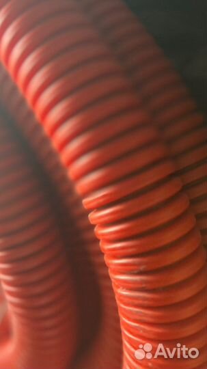 Труба гофрированная двустенная красная 50мм