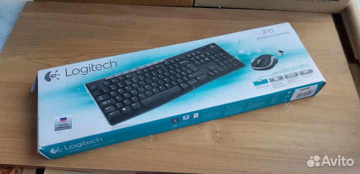 Беспроводной комплект logitech mk270