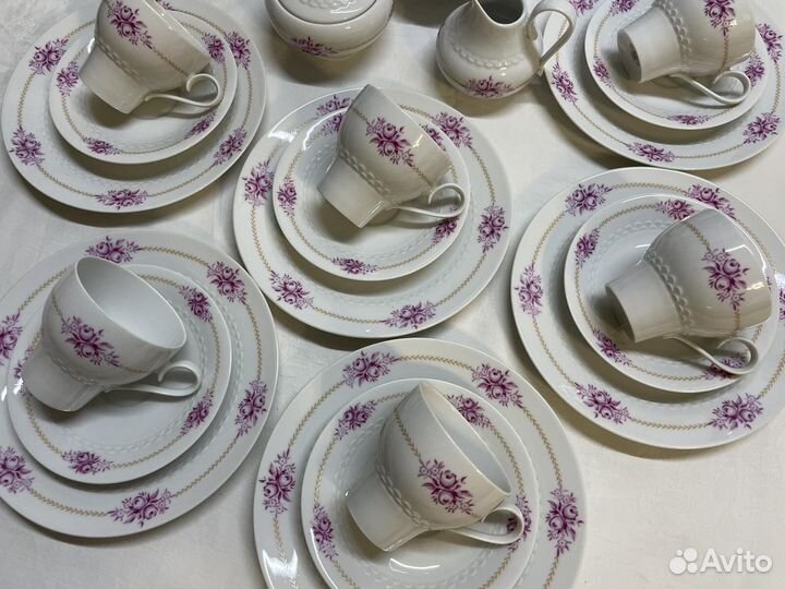 Чайный сервиз винтаж Тиршенройтер Германия