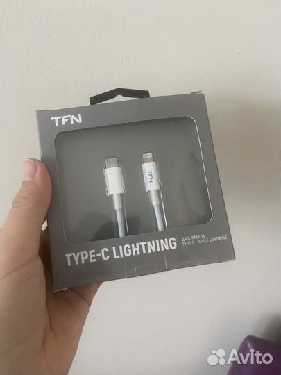 Кабель Type-C Apple lightning