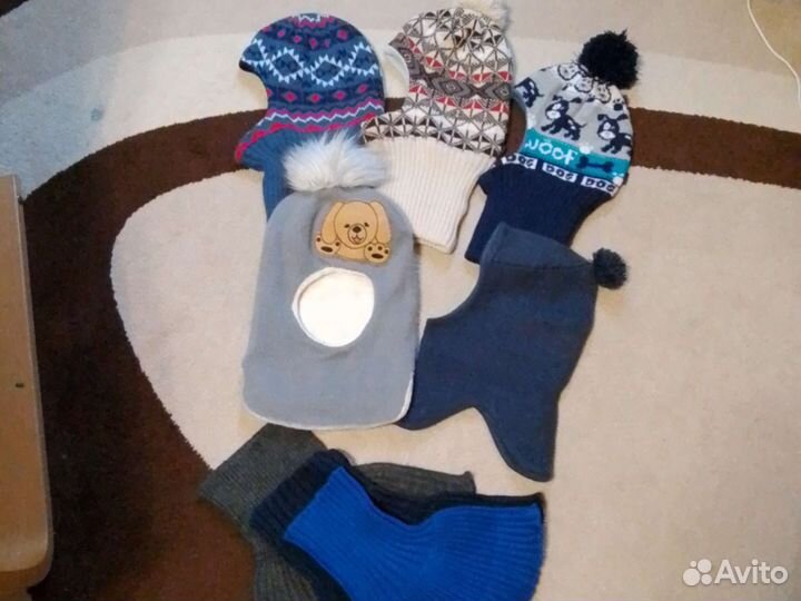 Шапка шлем, манишки