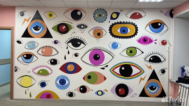 Роспись стен и мебели