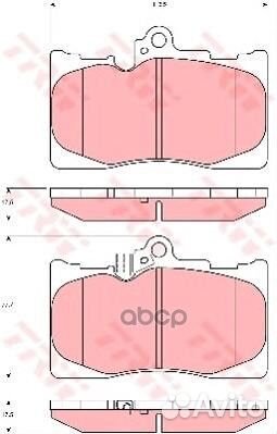 Колодки торм.пер. lexus GS Series 04/05- GDB3398