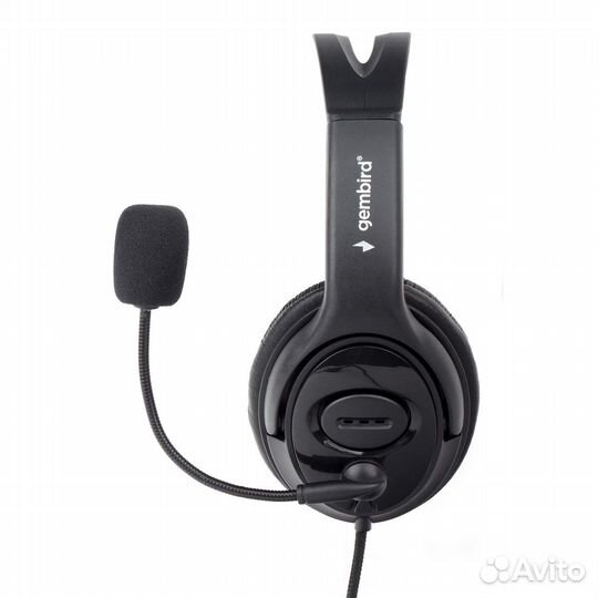 Гарнитура стерео Gembird MHS-786 черный регулятор