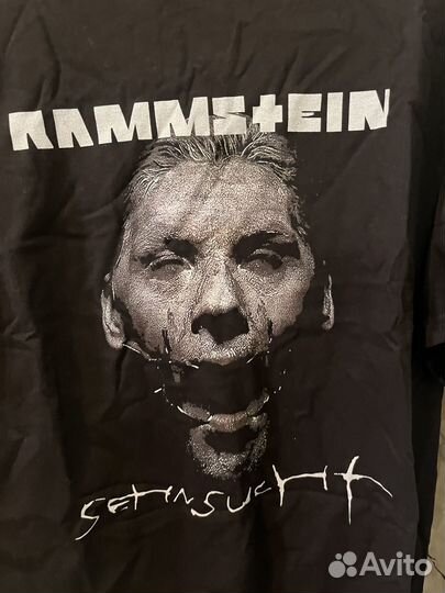 Футболка vetements rammstein