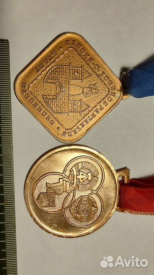 Спортивные медали гдр (DDR) 80-х годов