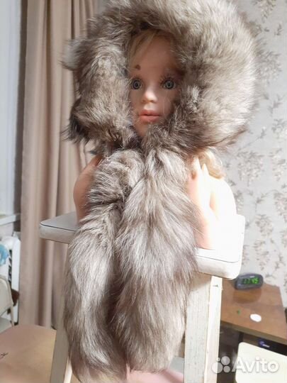Меховая шапка для девочки