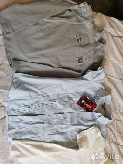 Новые школьные блузки брюки