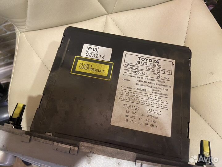 Автомагнитола бу Toyota Camry 40
