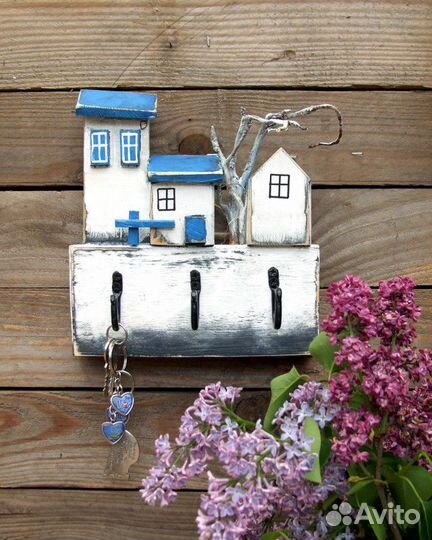 Ключница настенная из дерева