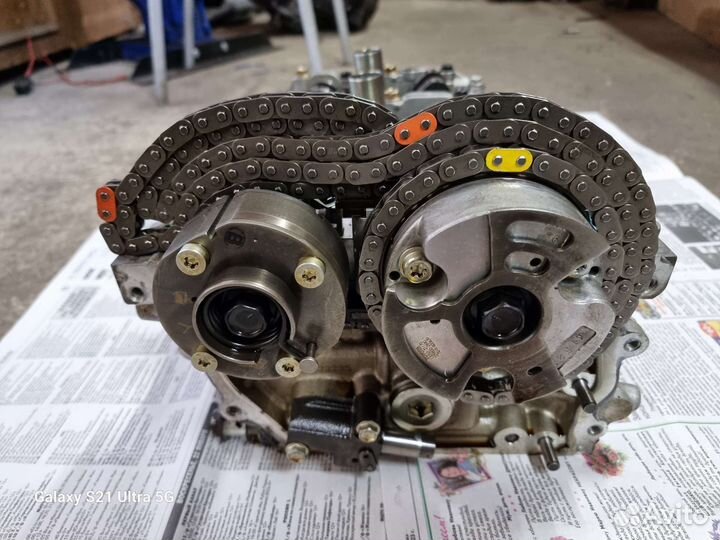 Двигатель 2GR FE в разборе