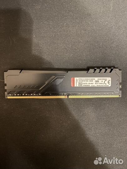 Kinaston HyperX fury Black 16 гб DDR4
