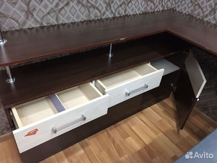 Стеллажи для книг с ящиками