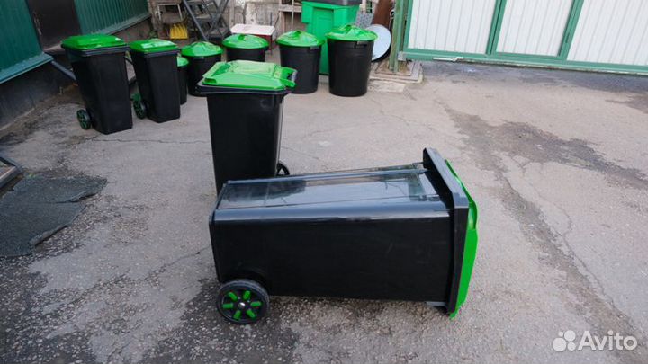 Контейнер мусорный передвижной 120л. арт.982