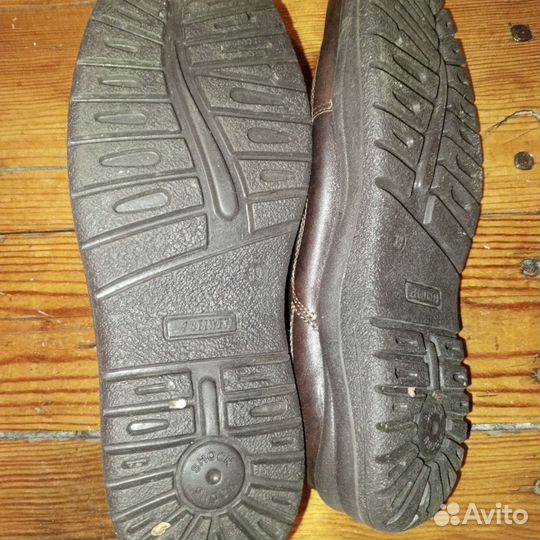 Мужские кожаные полуботинки